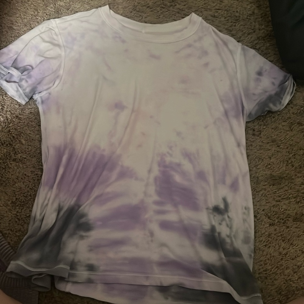 size 4 lululemon tye dye oversized tee